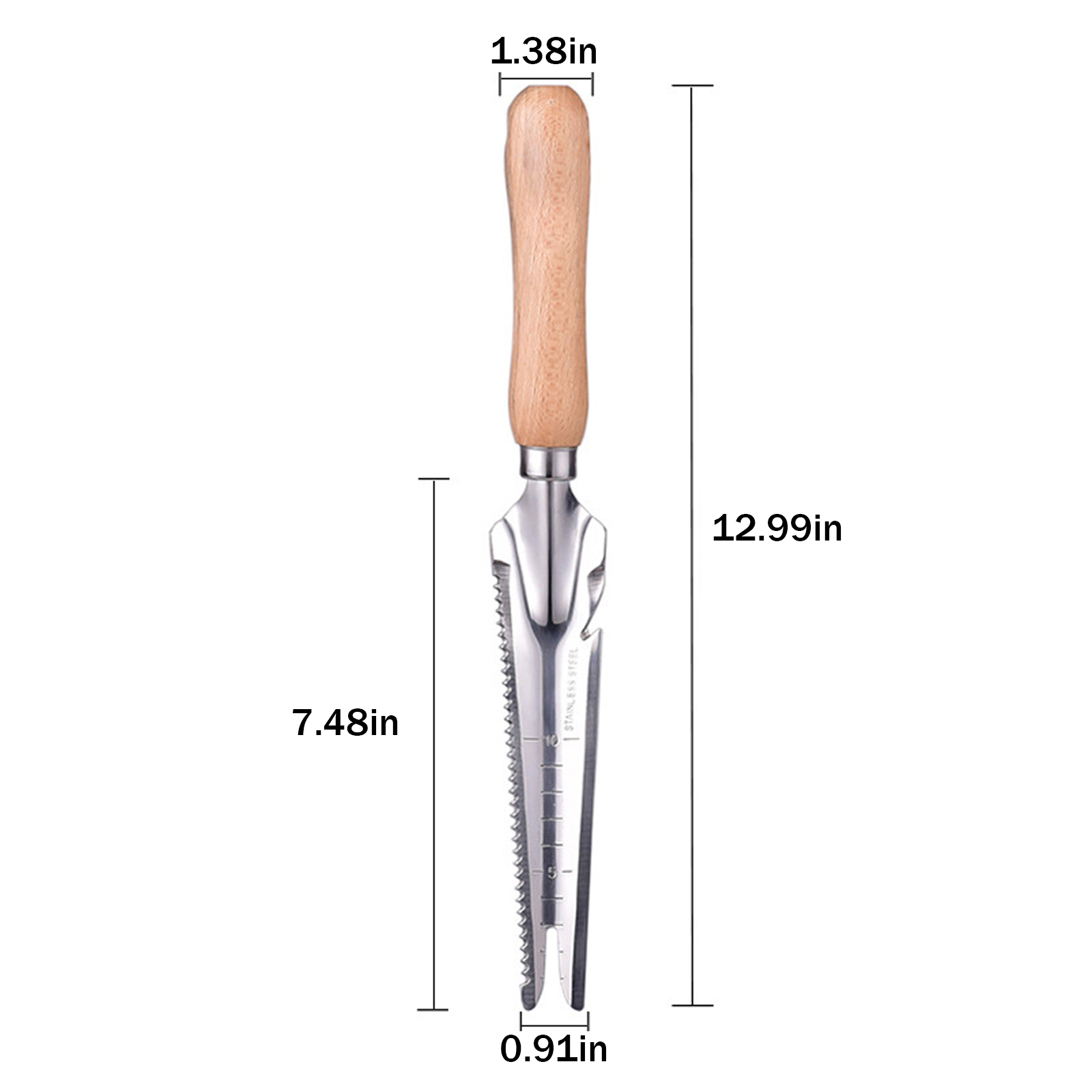 33Cm Hand Wieder Tuin Wieden Tool Tuin Weeders Verwijdering Handje Draagbare Graven Mes Snoeien Snijden Weeders Gereedschap: Default Title