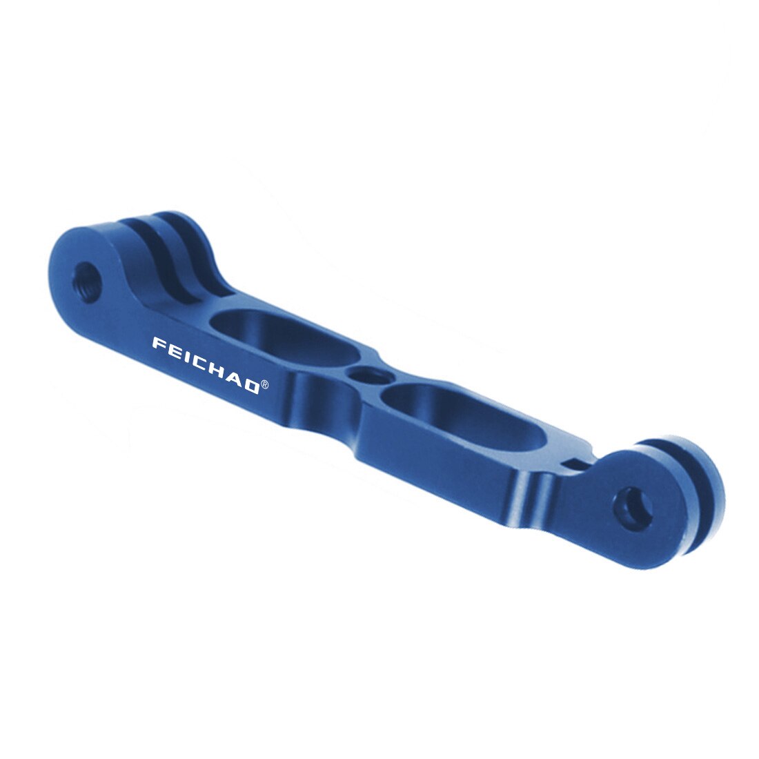 Bras d&#39;extension pour Support de casque, rallonge de 1/4 trous, poignée pour Insta360 One x2, caméra d&#39;action pour Gopro: 10cm Blue