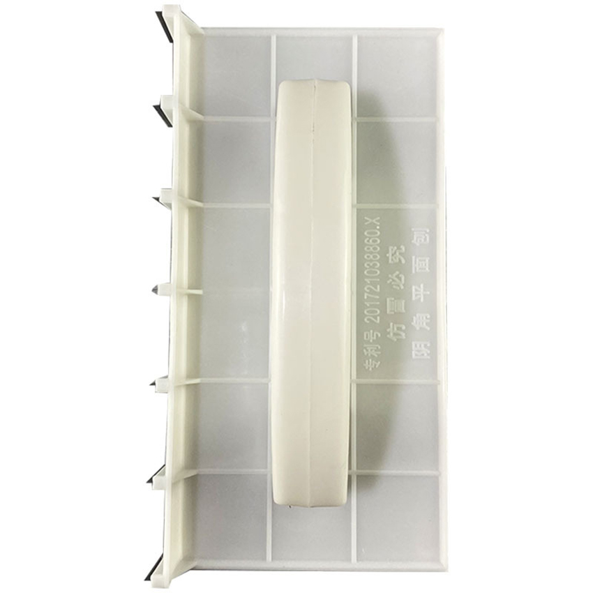 Wall Inside Corner Planer Trowel 2 in 1 Right Angle Wall Corner Finish Polishing Trowel 7-tooth Blade Serration for Masonry