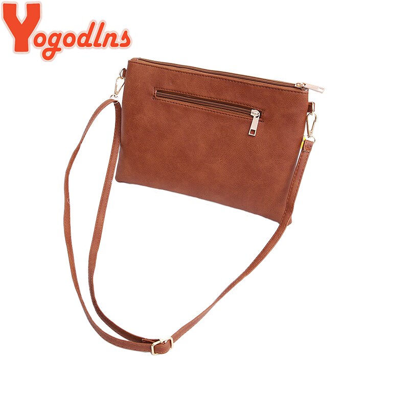 Yogodlns PU Leather Shoulder Bag for Women Envelope Bag Tassel Decoration Messenger Bags National Style Lady Purse