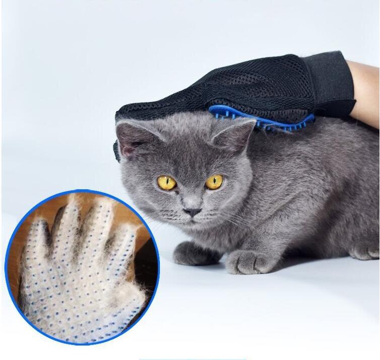 Gant pour chats chat toilettage Silicone brosse pour chien gant chat toilettage gant Massage chat chien nettoyage gants efficaces
