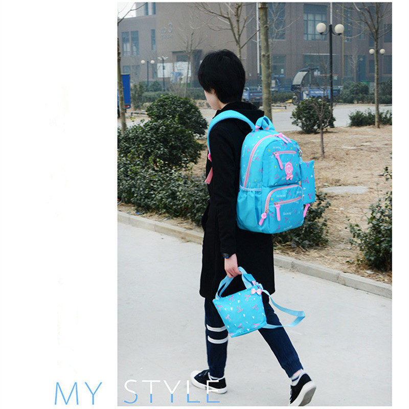 Kinder Schule Taschen Jugendliche Mädchen Druck Rucksack schule Rucksäcke 3 teile/satz Mochilas kinder reise rucksack Niedlich schulter tasche