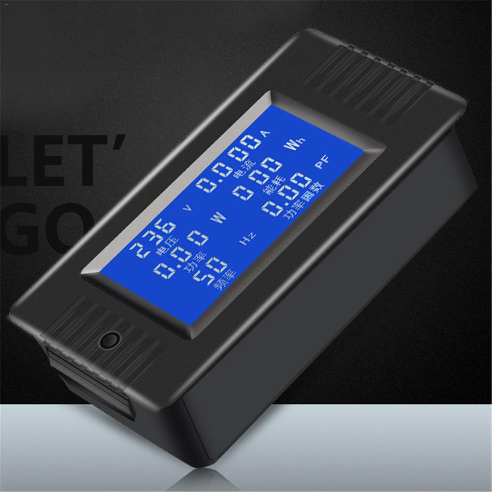 PZEM-022 AC Digital Anzeige Multimeter Energie Monitor Voltmeter Amperemeter Wattmeter Frequenz Meter Faktor Meter