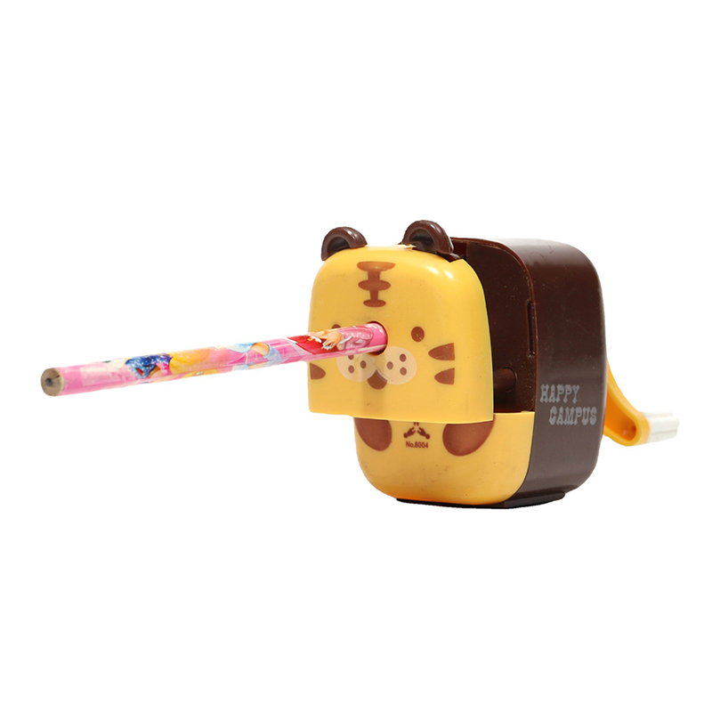 Kawaii Panda Tiger Pencil Sharpener Manual Hand Crank Pencil Cutter Sharpener Kids Korean Stationery School Office Supplies