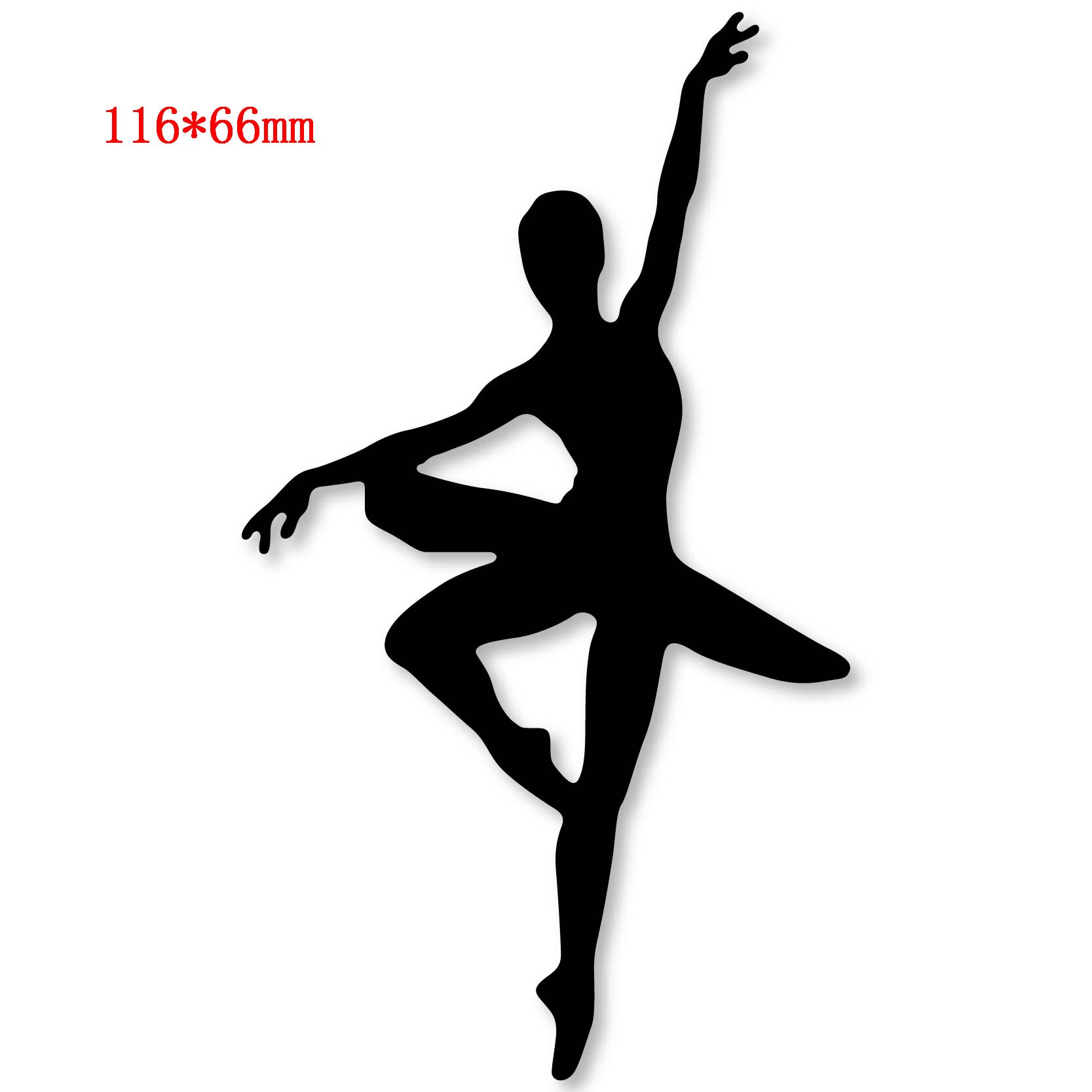 Ballet Dancer Frame Christmas Dies Girl Craft Metal Cutting Dies for DIY Scrapbooking Card Making Embossing Die Cut: e