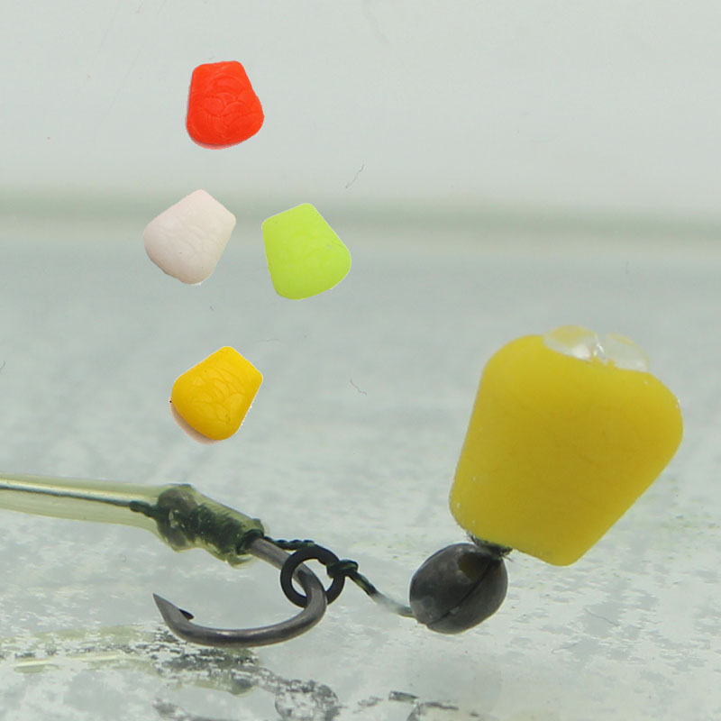 Accessoires pour la pêche à la carpe, 50 pièces, bouchon de Micro appât, bouillettes, support d'appât pour plate-forme à cheveux