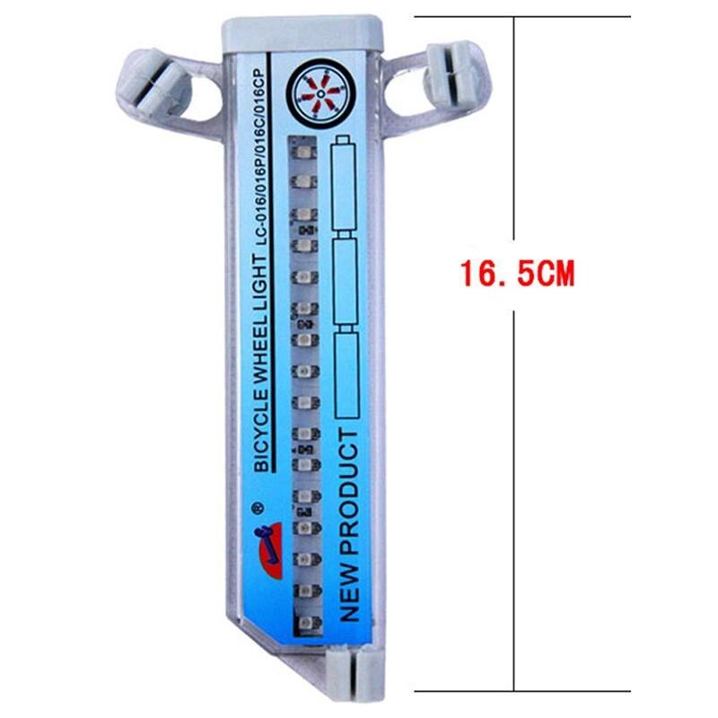 Fiets 30-Patroon Fietsen Fiets Lamp 16 Led Spoke Wiel Verlichting Fiets Apparatuur 1Pcs Cool Fiets Accessoires Fiets lichten