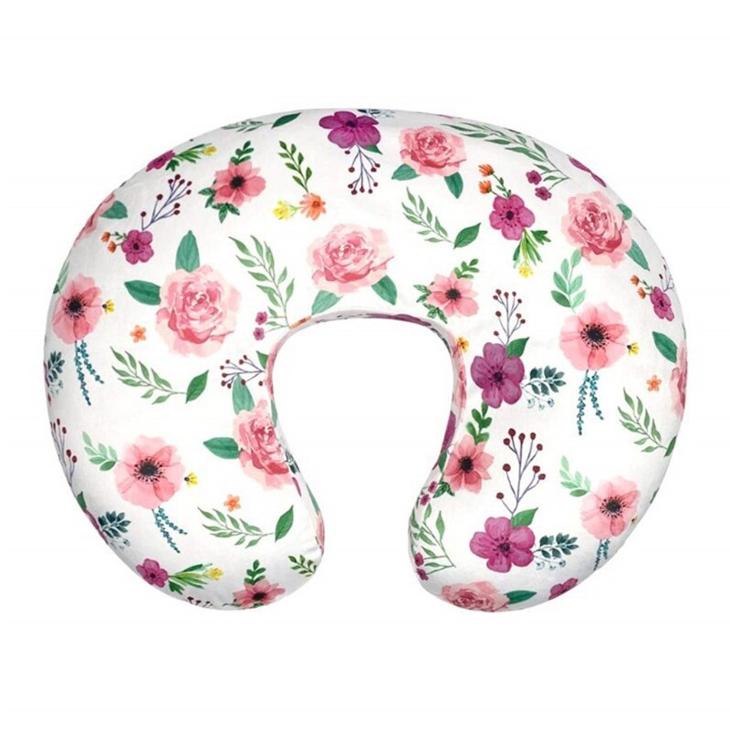 Funda de almohada de Lactancia para bebé recién nacido, funda de cojín de lactancia en forma de U, 4x7c: 5