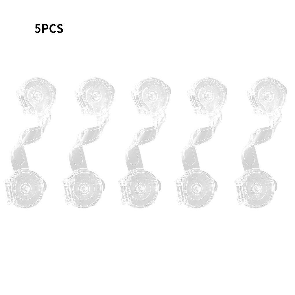 Heißer! 5/10Stck Art Sicherheit sperren Baby Schublade Sperre freundlicher Anti-öffnung Schrank Tür Kühlschrank Schloss Baby Anti-Prise Sicherheits Schnalle: 5Stck lang verriegeln