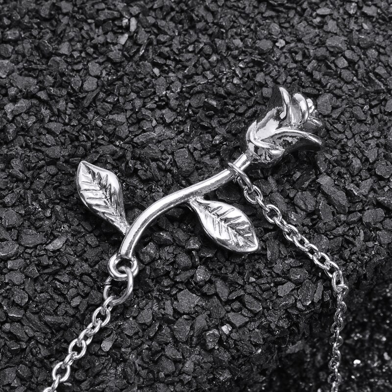 Romantische Elegante Mode Hand Ketting Goud/Sliver/Rose Goud Kleur Rose Bloem Armband Vrouwen Charms Sieraden Chic accessoires