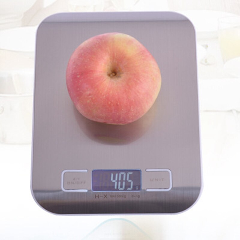 Stainless Steel Digital USB Kitchen Scale 10Kg / Electronic Precision Post Food Scale for Cooking Baking Measuring Tools