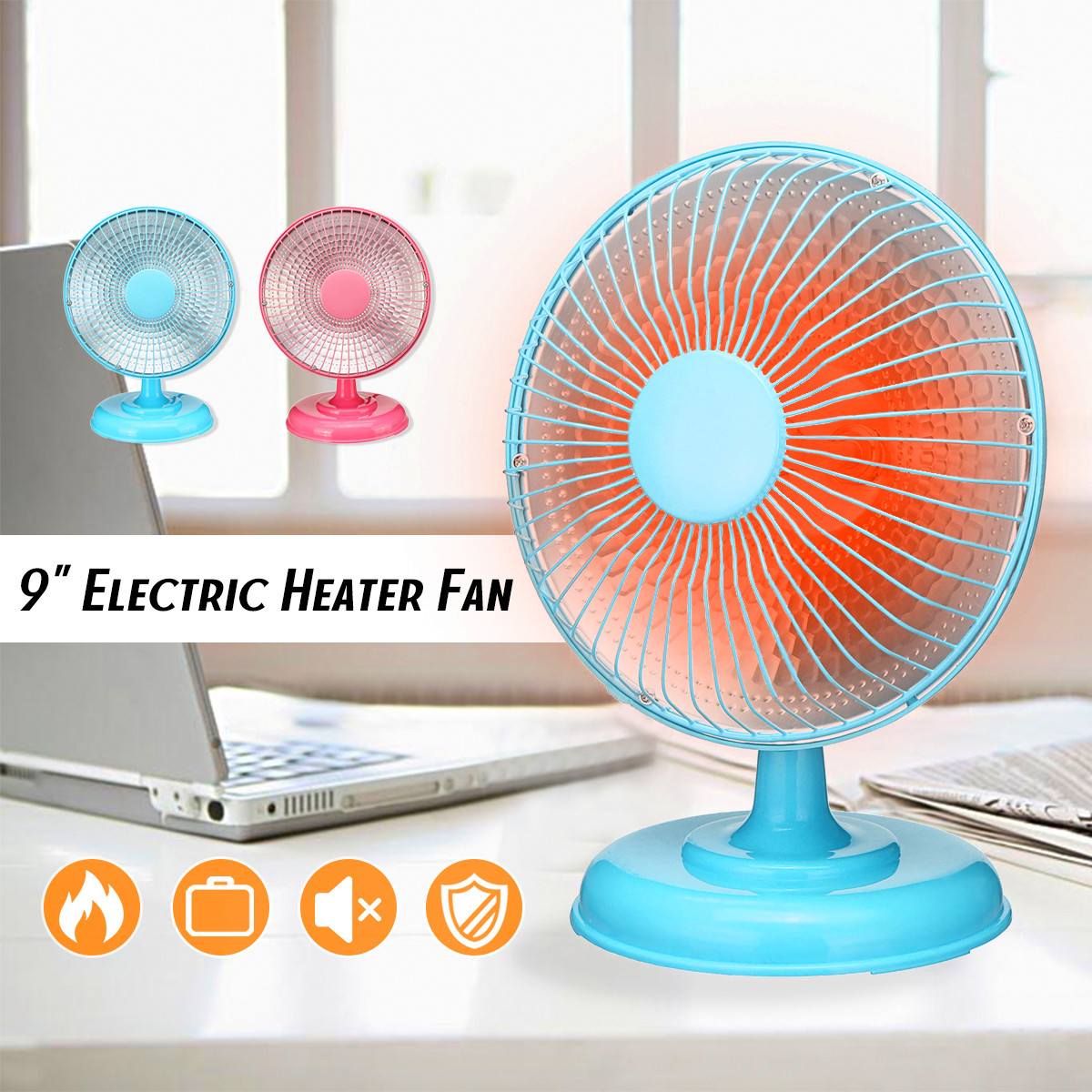 Mini Fan Heater For Home 220W Electric Heater Portable Home Heating Desktop Electric Air Heater Warmer Fan Office Room Heaters