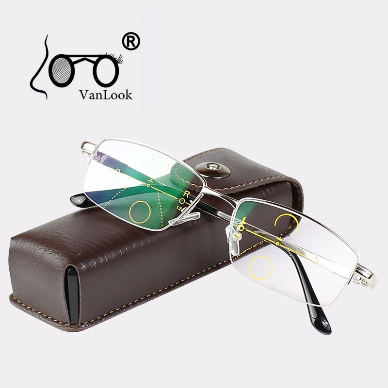 Multifocale Progressieve Leesbril Mannen Voor Computer Sight Clear Verstelbare Brillen Vrouwen Bifocale + 1.0 1.5 2.0 2.5 3 3.5 4