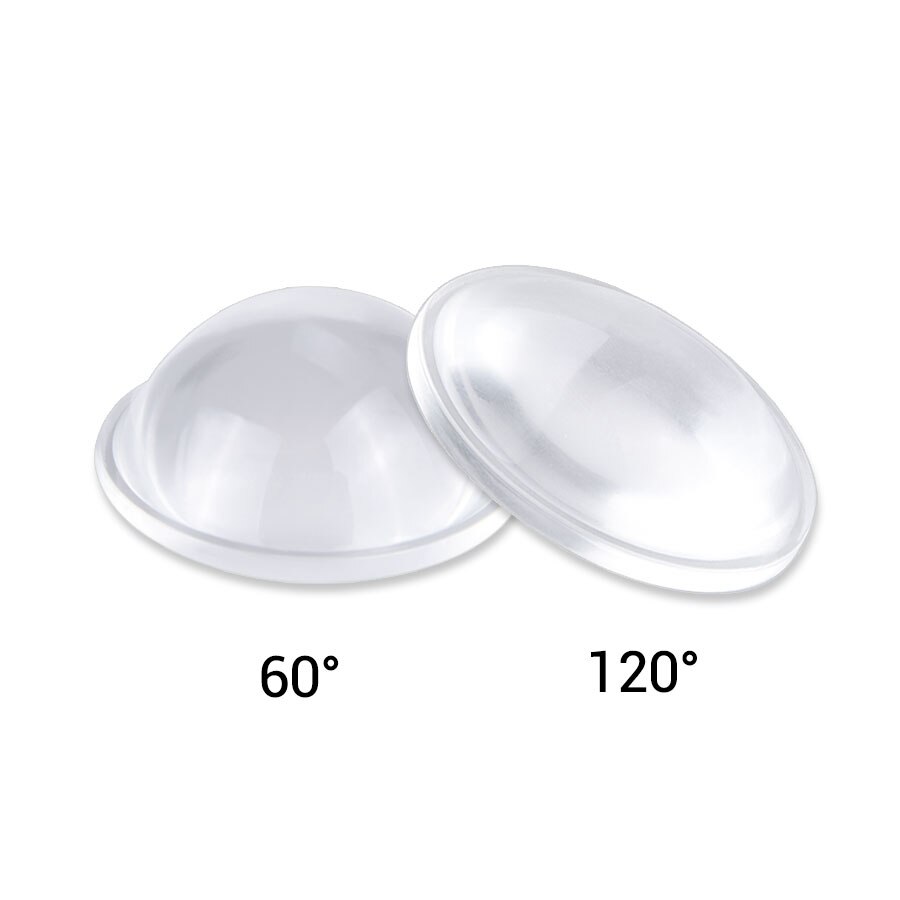 44mm cob led optinen linssin heijastin 60 120 asteen kohdevalo suuritehoinen cob led siru lampun kansi diodimatriisin matriisin valonheittimelle