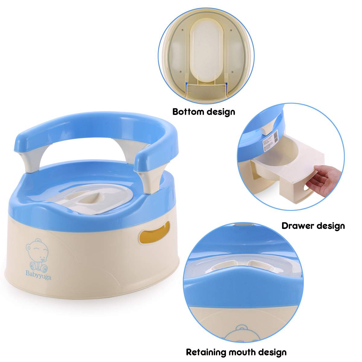 3 farbe freundlicher Topf Weiche Baby Töpfchen Kunststoff Straße Topf Säuglings Töpfchen Nette Baby Wc Sicher freundlicher Töpfchen Trainer Sitz Stuhl