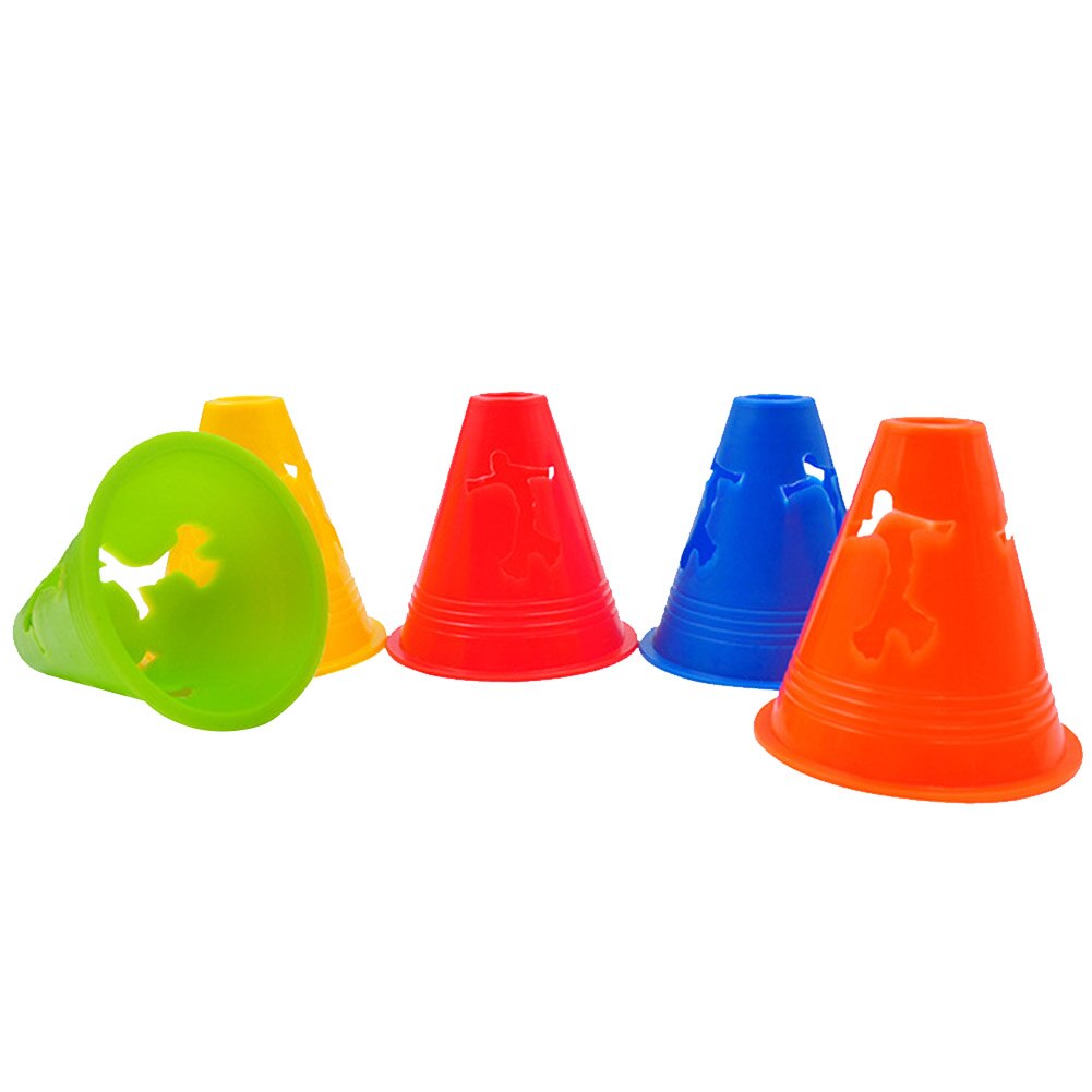 20pcs Training Obstacle Marker Sign Roadblocks Cones Hollowed Educational Robot Roller Skating Pile Cup For DJI RoboMaster S1