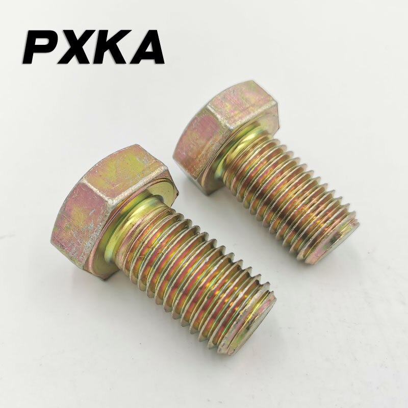 M20 8.8 grade couleur zinc vis hexagonale boulon M20 * 30-35-40-50-60-70-150