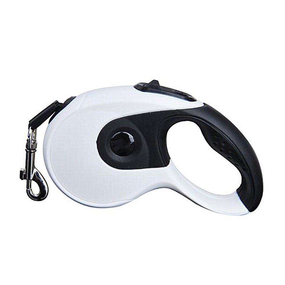 LeChong Pet Dog traction rope Automatic telescopic traction rope for pet Dogs Retractable dog rope leash Dog tractors: White / 3M