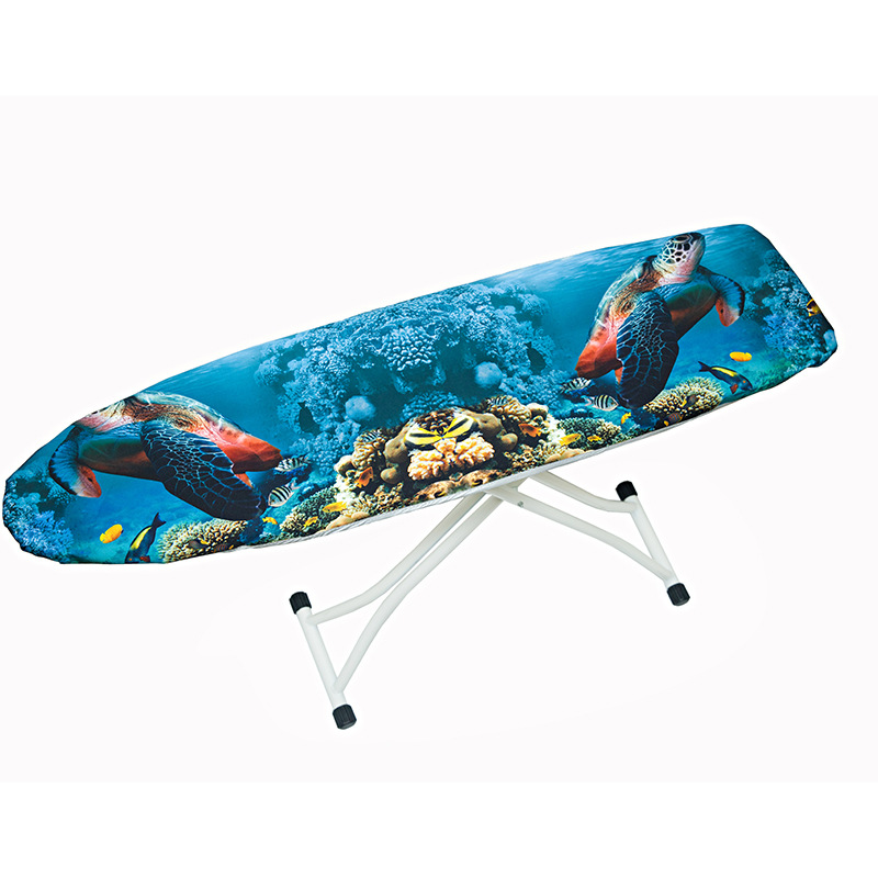 Slitstarkt strykbrädeöverdrag fläckbeständigt tjockt vadderat 140 x 50cm elastiskt strykbrädeöverdrag för tvättartiklar: Ljusgrå