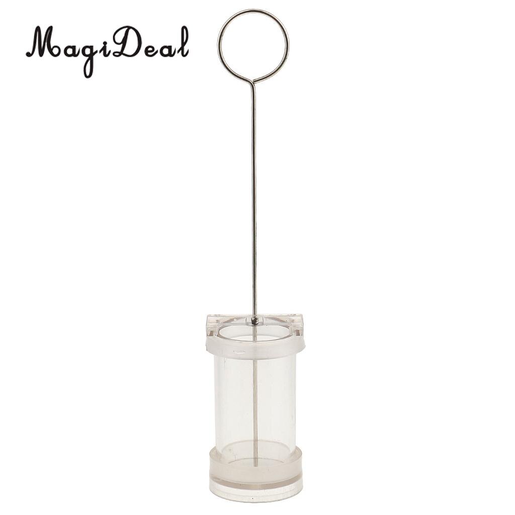 Plastic Candle Making Model Flat Top Round Candle Mold for DIY Candle Making: 8cm Height 