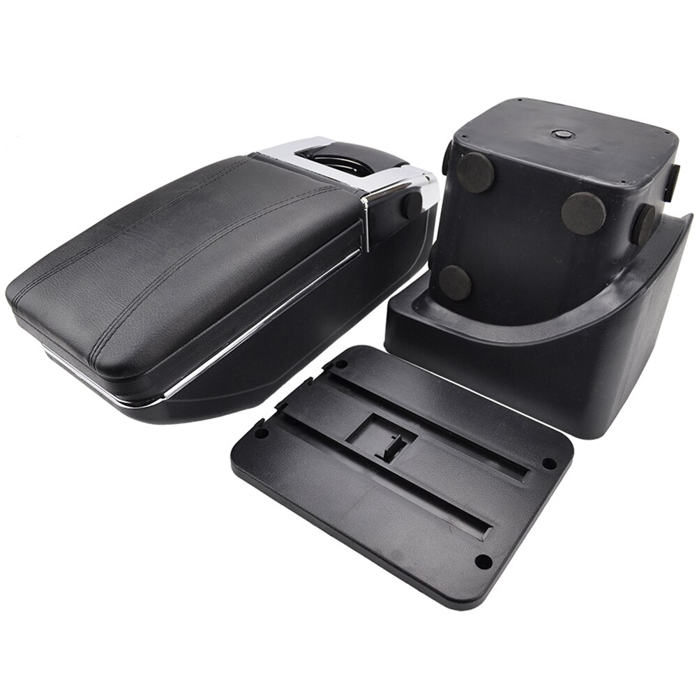 Center Centre Console Storage Box For Ford Focus 2 Mk2 2005 Armrest Arm Rest Rotatable