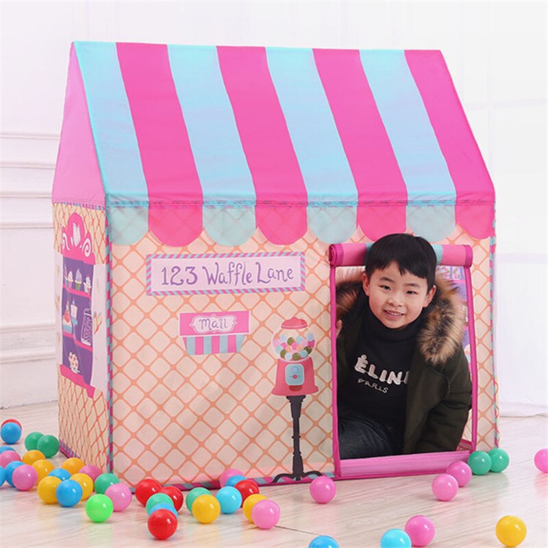 JKLYZXS Kid Speelgoed Zoete Winkel Tenten Play Tent Jongen Meisje Prinses Kasteel Indoor Outdoor Speelhuisje voor Kinderen