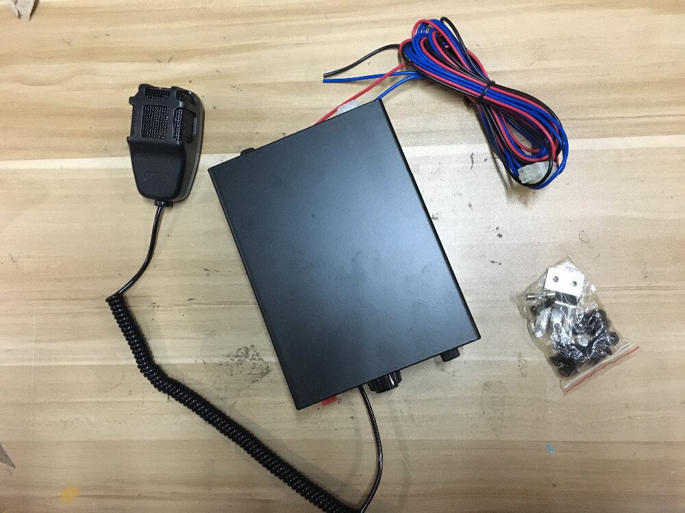 200W politie sirene met microfoon auto elektronische sirene zonder luidspreker