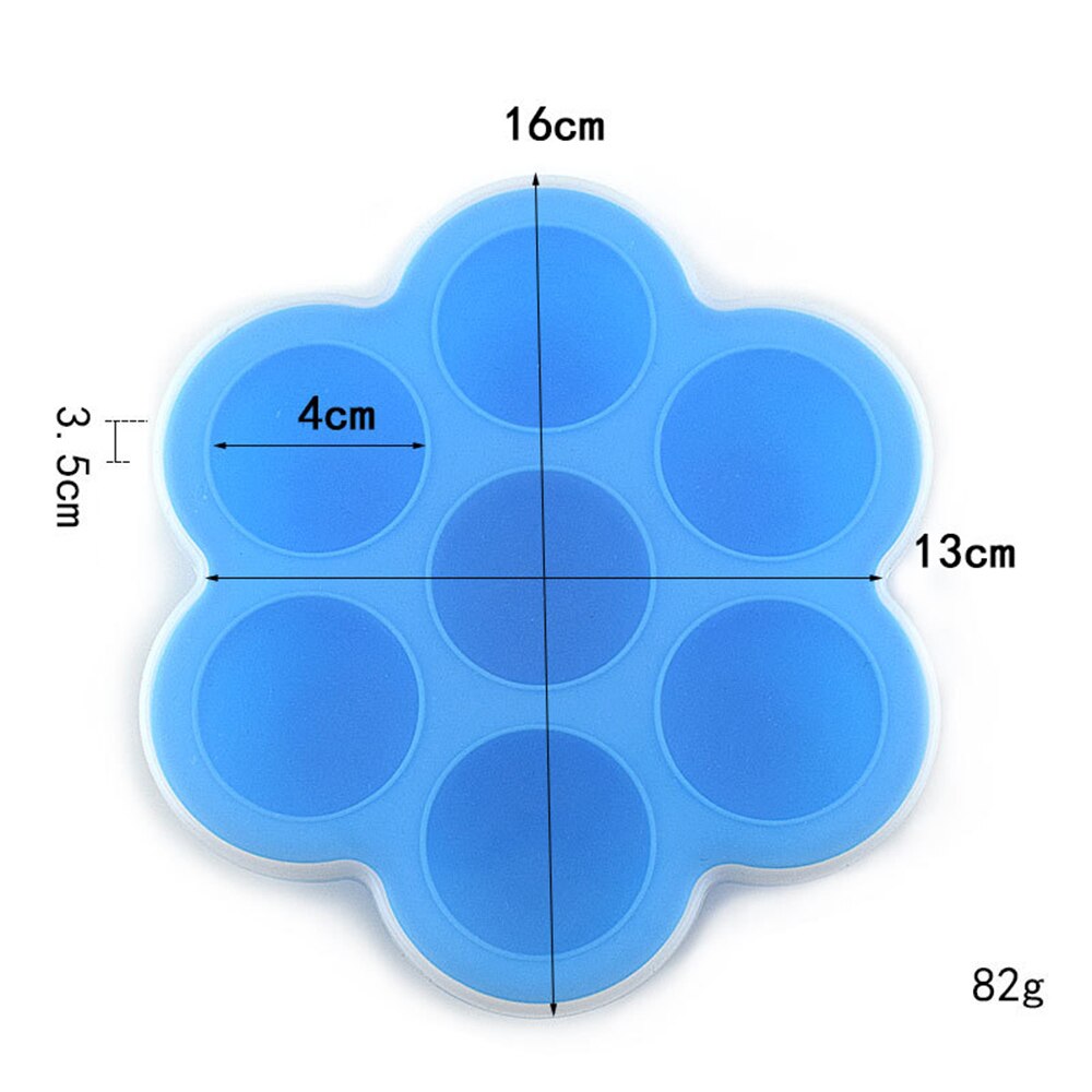 Récipient alimentaire en caoutchouc de silicone pour bébé, boîte de stockage de lait de sein de Fruit de bébé, congélateur plateau bac à légumes accessoires de cuisine outils