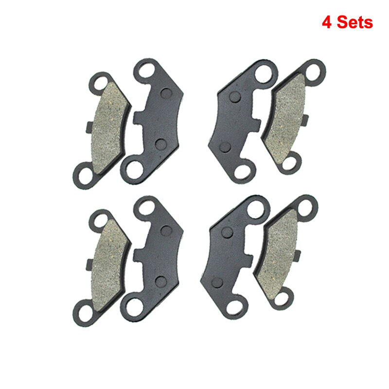 XLSION Aftermarket 4Pair Front Brake Pads For BUYANG/JCL 300CC ATV CF MOTO X5 Terralander 500 492cc Quadzilla 500 ES RS6 EFI