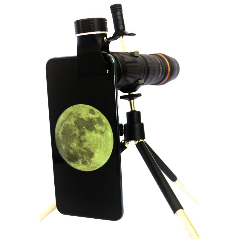 4k hd 16-35x teleskop kamera zoomlinse vanntett 3- seksjons justerbare mobiltelefon telefoto linser for iphone smarttelefon linser