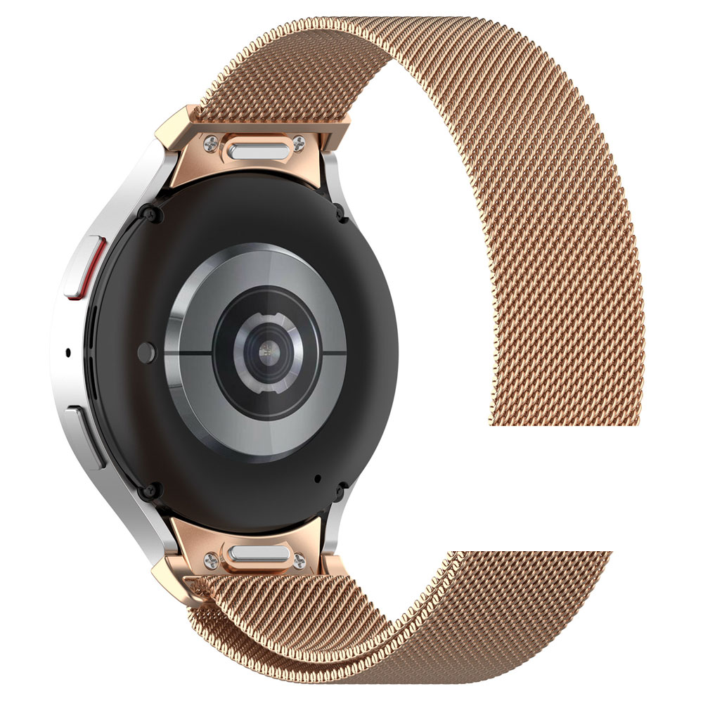 Correa de reloj de acero inoxidable para Samsung Galaxy Watch 7/FE, pulsera magnética de Metal para reloj inteligente, ajuste rápido: XS / Black Yellow