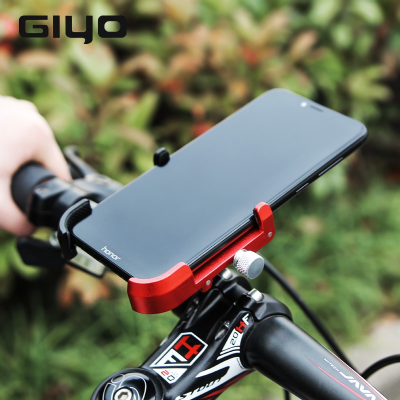 Support de téléphone portable pour vélo en alliage d&#39;aluminium, Clip de guidon pour vtt