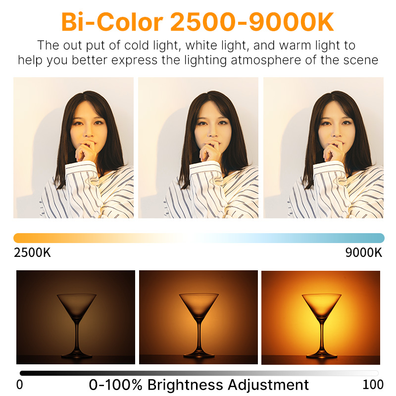 Ulanzi VL61 Mini RGB Video LED lights Camera Light Lamp For Photography Vlog Fill Light Live 2000mAh 2500K-8500K With Diffuser