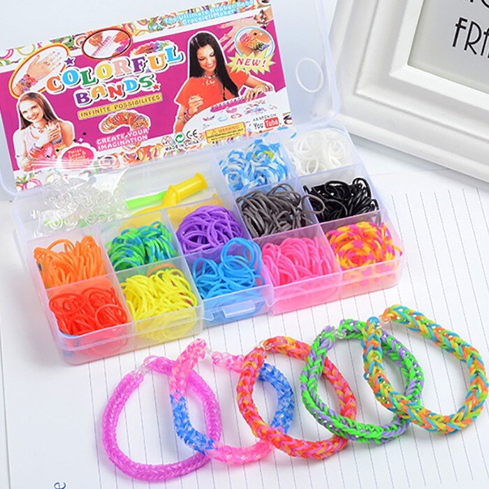 12-Kleur Elastische Rubberen Band Diy Handleiding Verpakking Rubber Touw Voor Home Office Industriële Binding Accessoires/Kinderen sieraden