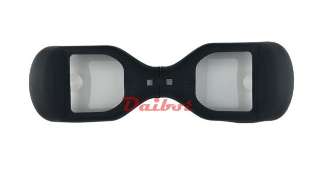 Auto-équilibrage Scooter électrique 6.5 pouces Anti-rayure coque en Silicone pour Hoverboard électrique Multi couleur coque en Silicone de protection: Black