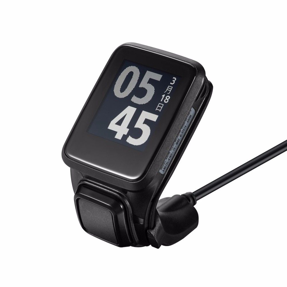 NUOLIANXIN Charger for Tomtom Runner 2 3, Spark 1 3, Golfer 2 SE, Adventurer - USB Charging Cable Clip Cradle 100cm