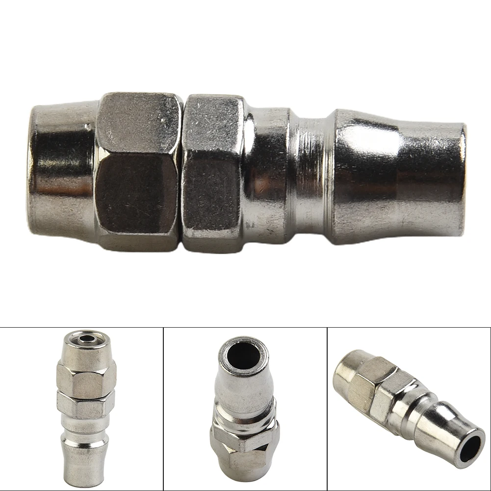 Pneumatic Fittings Air Compressor Hose Quick Coupler Plug Socket Connector Iron Galvanized Pneumatic Part Industrial Accessories: Red