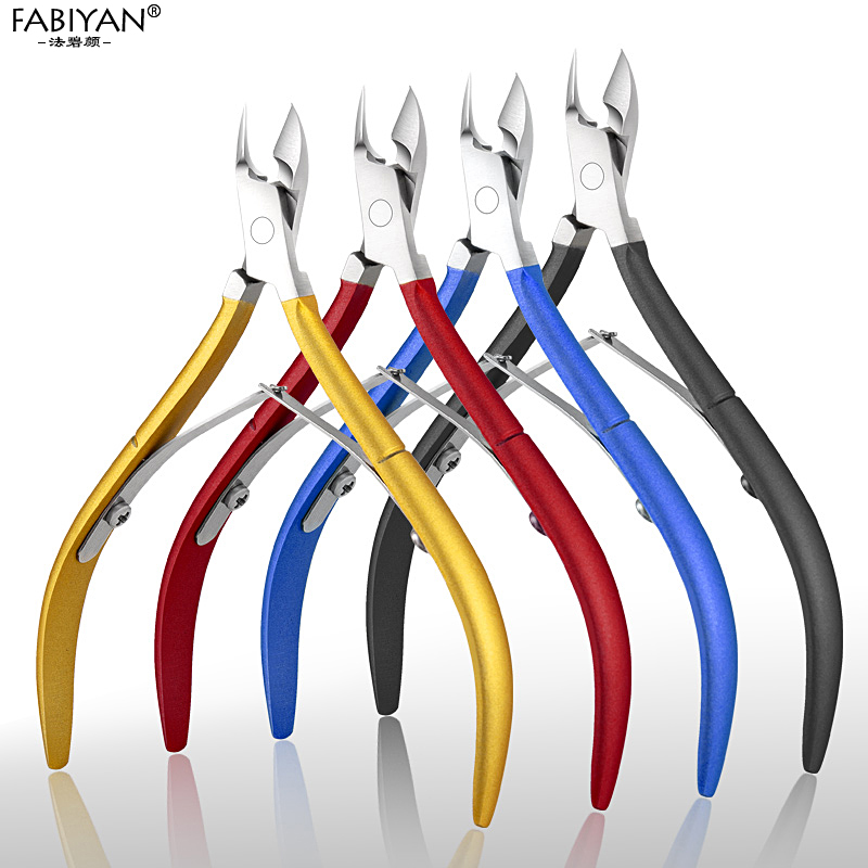 D-501 Edelstahl Nagel Kunst Häutchen Zangen Schere Haarschneidemaschine Cutter tot Haut Entferner Zange Manikübetreffend Werkzeug Fingernagel Trimmen