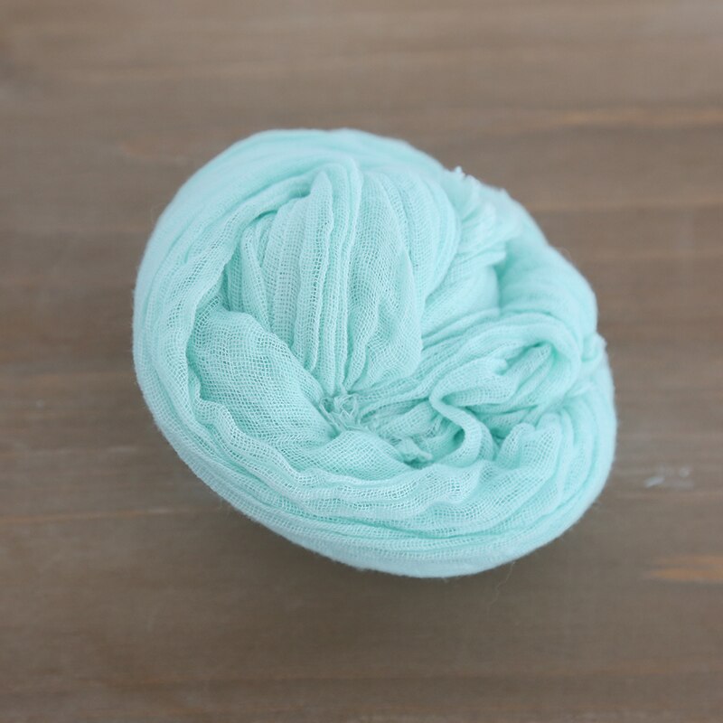 Färgad gasväv ostduk wrap fotografering rekvisita baby swaddle filt säck tyg hand ost tyg wrap