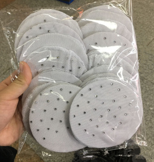 Pelucas de malla con borde elástico Invisible para el cabello, malla para estilizar el cabello, líneas suaves para bailar, red deportiva, color blanco y negro, 20 Uds.