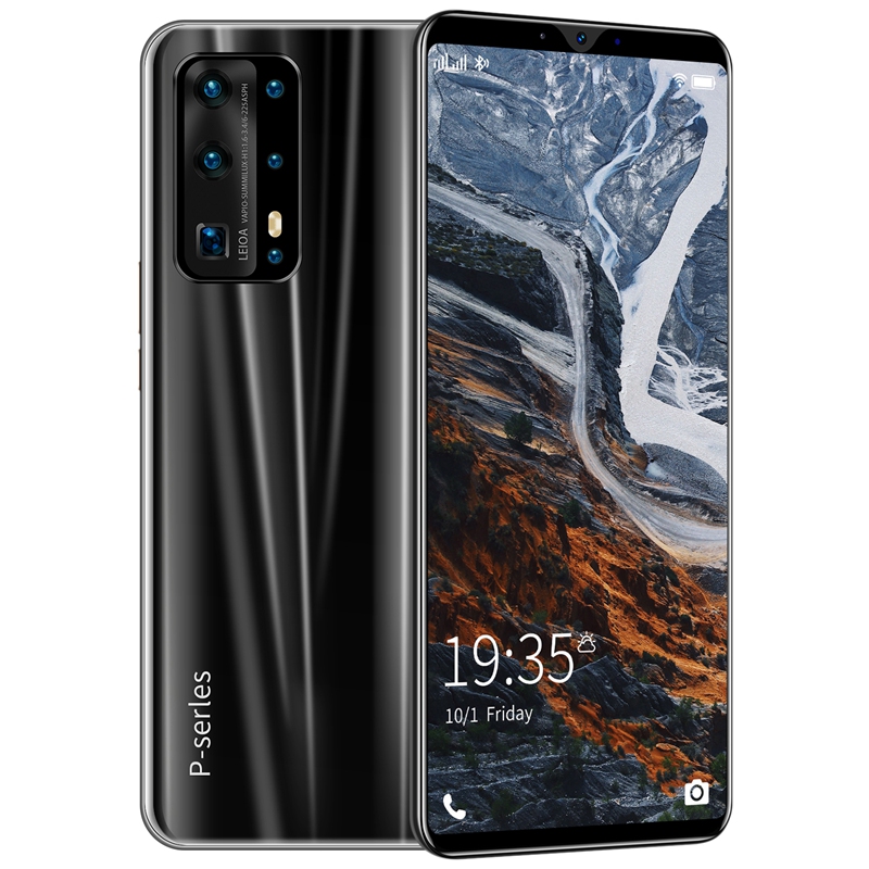 P43 Smart Phone 5.8 Inch MTK6572 Dual Core 512MB+4GB Memory Dual Card Dual Standby Android4.4 Mobile Phone EU Plug: black