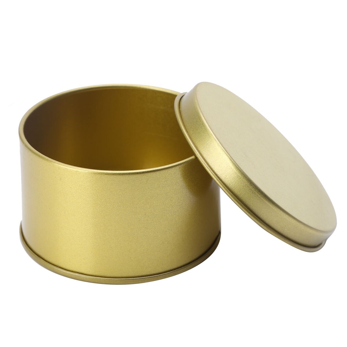 5 st diy runda metallburkar aluminiumburkar med lock resebalsam kosmetiska provbehållare ljus godis förvaringsorganisator