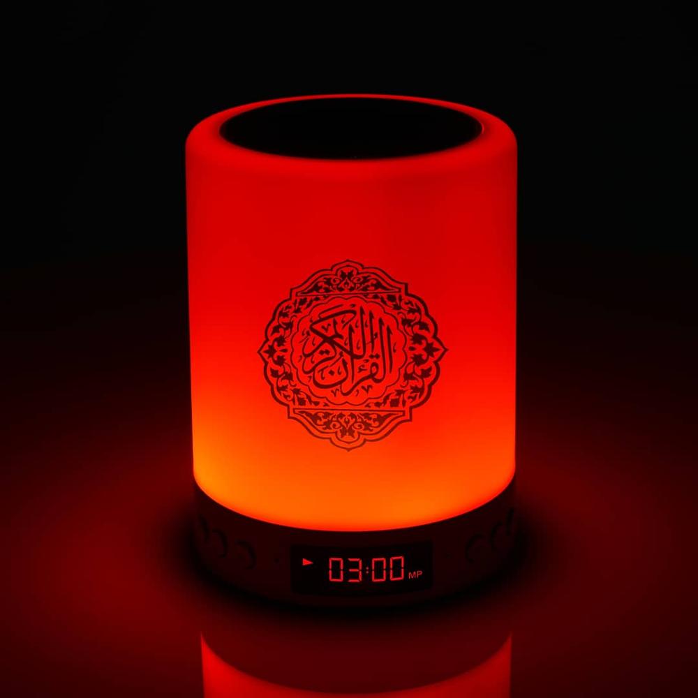 MQ522 LED touch lamp quran speaker azan clock digital speaker quran player for muslim