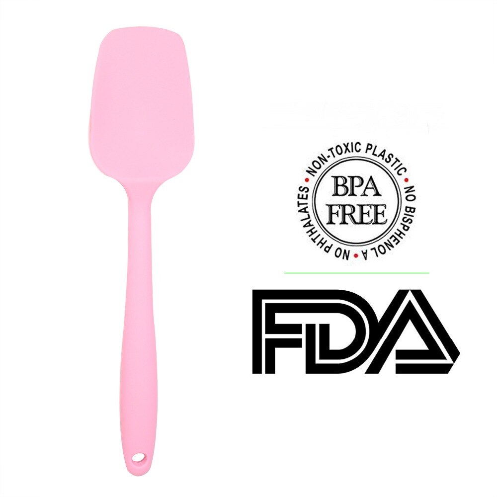 Silicone Spatula Set, Heat-Resistant Baking Spoon & Spatulas, Easy-to-Clean Seamless One-Piece, Pro Grade Non-stick