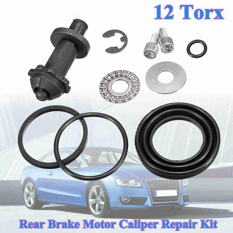migliore Camion di Riparazione Pinza Freno Posteriore Pinza Freno kit di Riparazione Del Motore per-Vw Passat B6 B7 Cc Tiguan Sharan rsq3 Q5 A4 A5 A6 12 tee