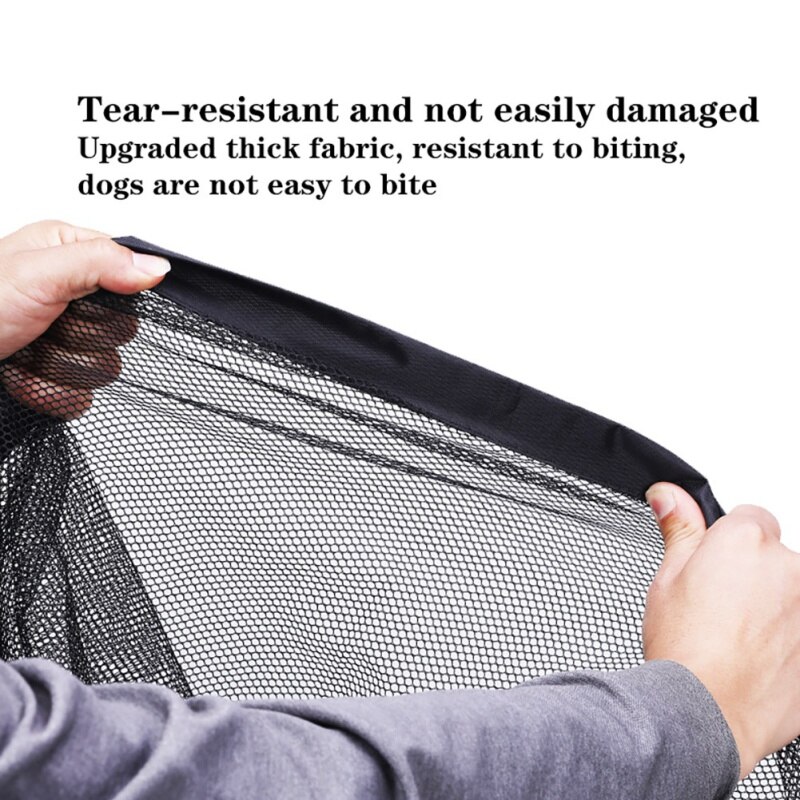 Pet Barrier Fences Portable Folding Breathable Mesh Dog Gate Pet Separation Guard Isolated Fence Dogs Baby Safety Fence