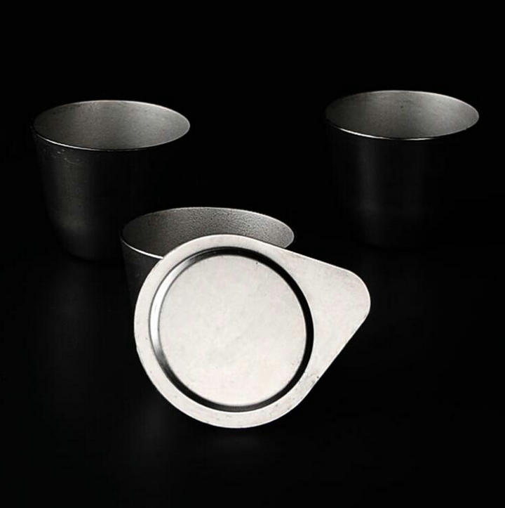Gute 2 teile/los 50ml Nickel tiegel mit abdeckung und hohe Thermostabilität für Labor experimente