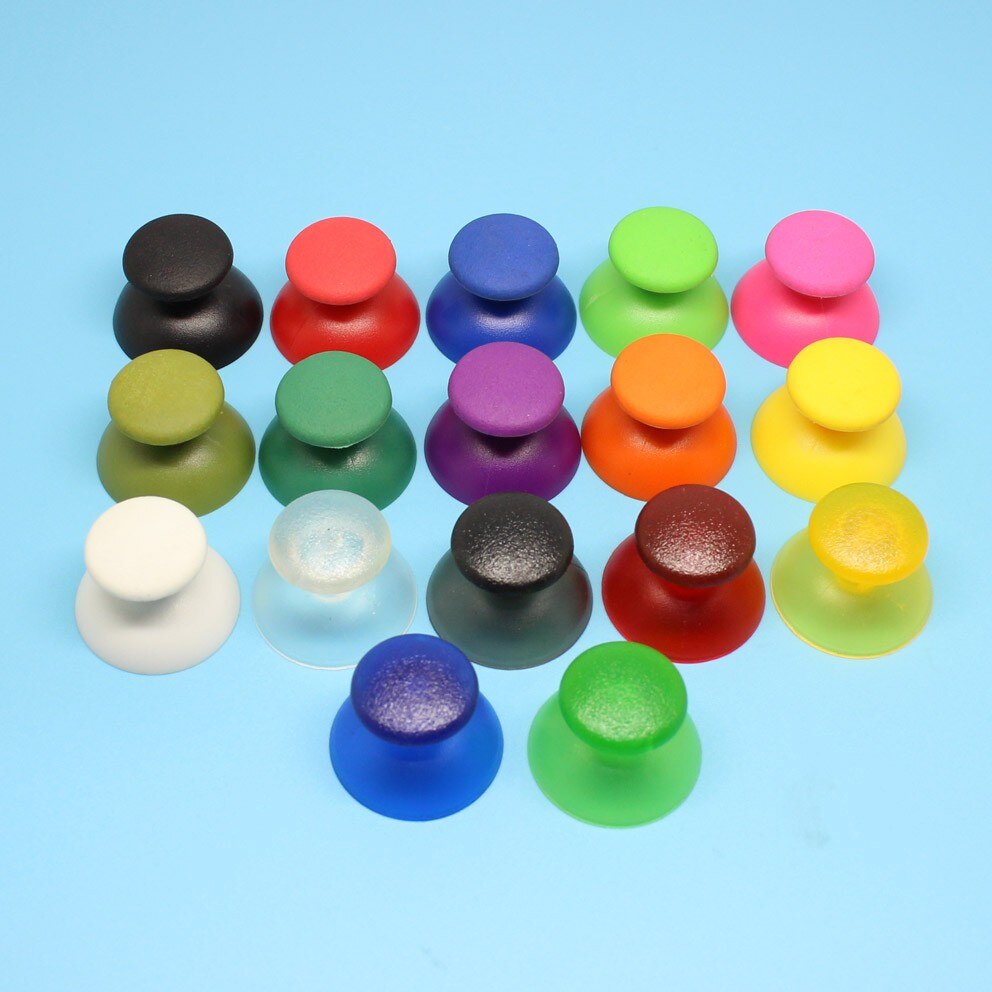 2x Colorful Cap Analogico Per PS3 Controller Thumb Grips Cap Nero Analogico Grips Controller di caso Della Copertura Per PS3 joystick