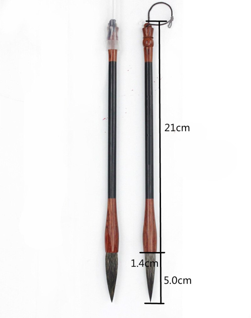Maus Schnurrbart Pinsel Stift Tinta China Chinesische freihändig Malerei Pinsel Ratte Haar Mitte Regelmäßige Skript Chinesische Kalligraphie Pinsel