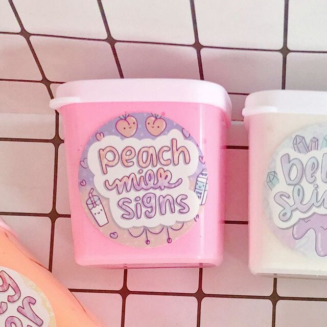 Pegamento de espuma grande para limo esponjoso, adornos de mantequilla, nube, plastilina de aire ligera, juguetes, aditivos de arcilla polimérica para Kit Lizune: Pink